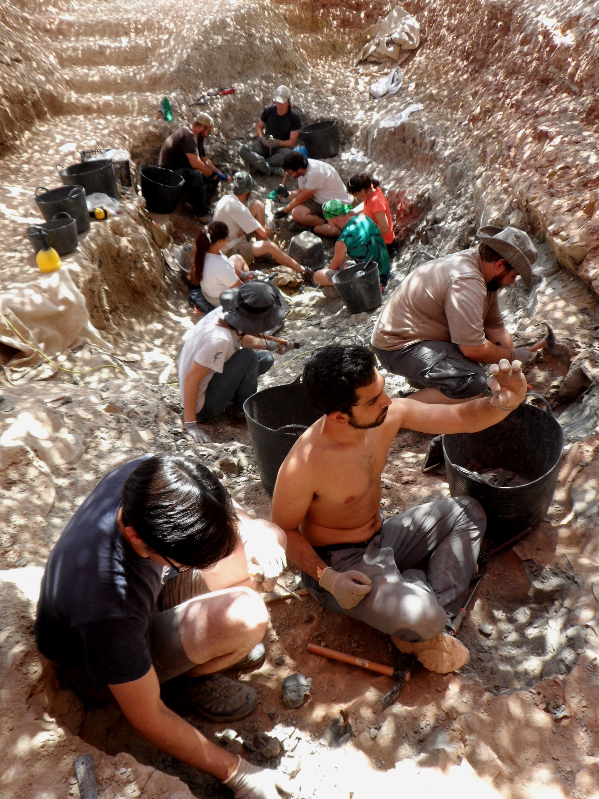 trabajos de excavación