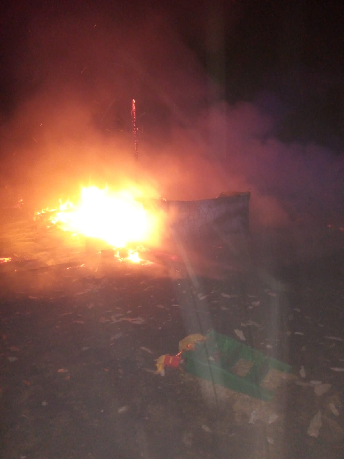 Incendio en Palacios de la Sierra (1)