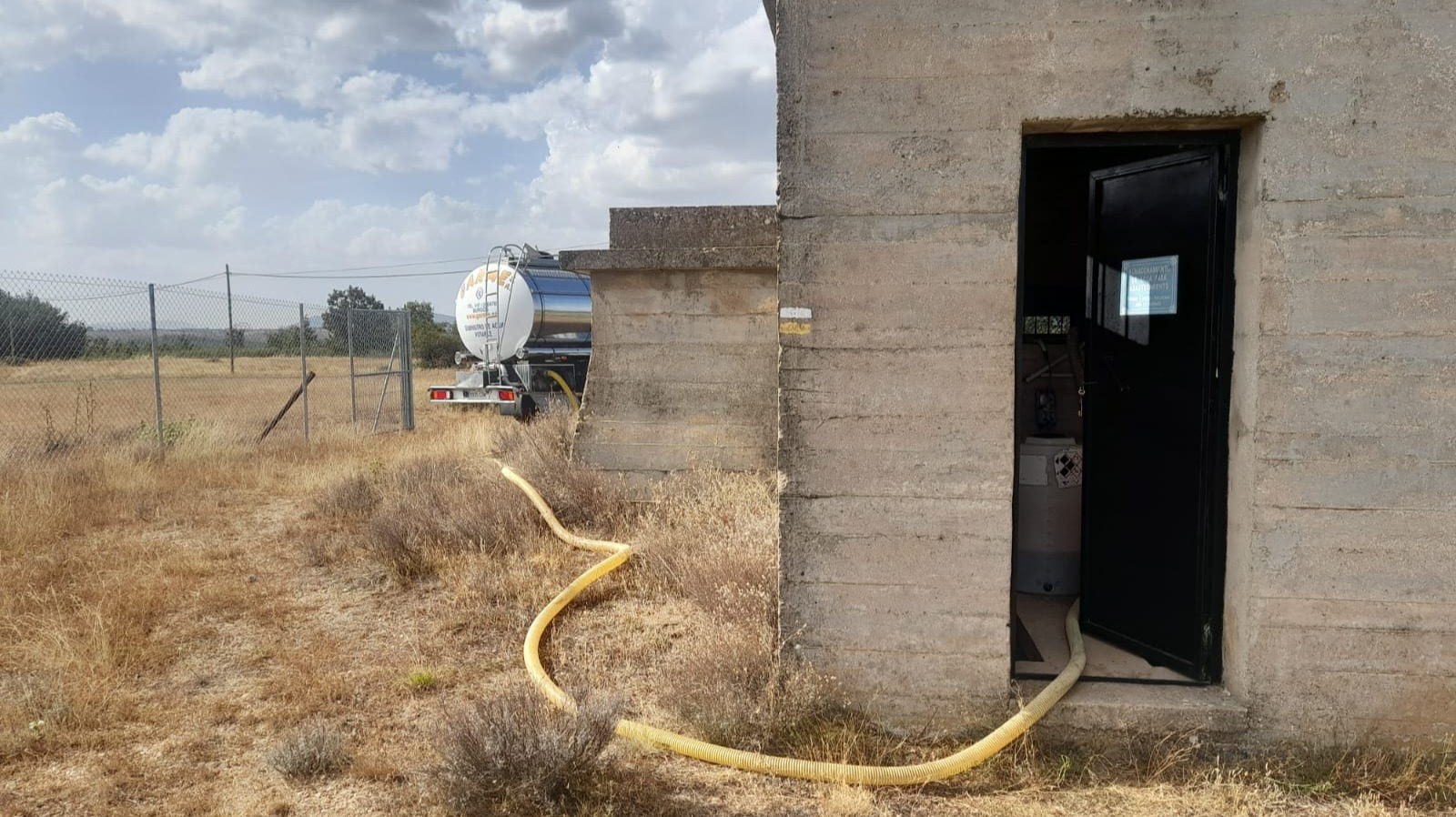 Las tormentas afectan al suministro de agua potable en La Gallega