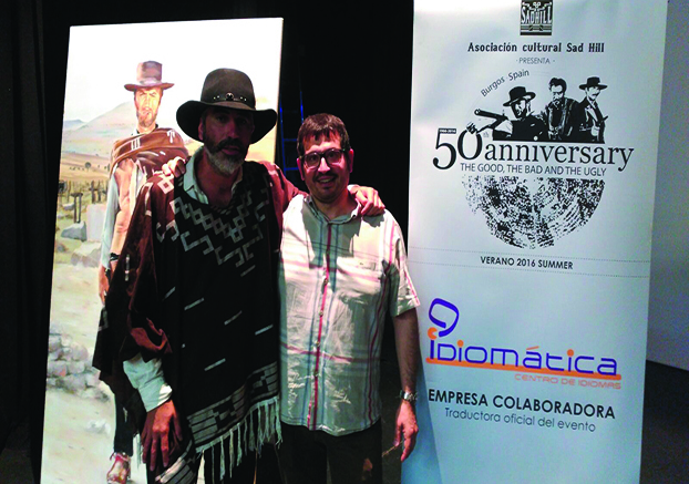 Junto a Sergio García, uno de los fundadores de la Asociación Cultural Sad Hill.