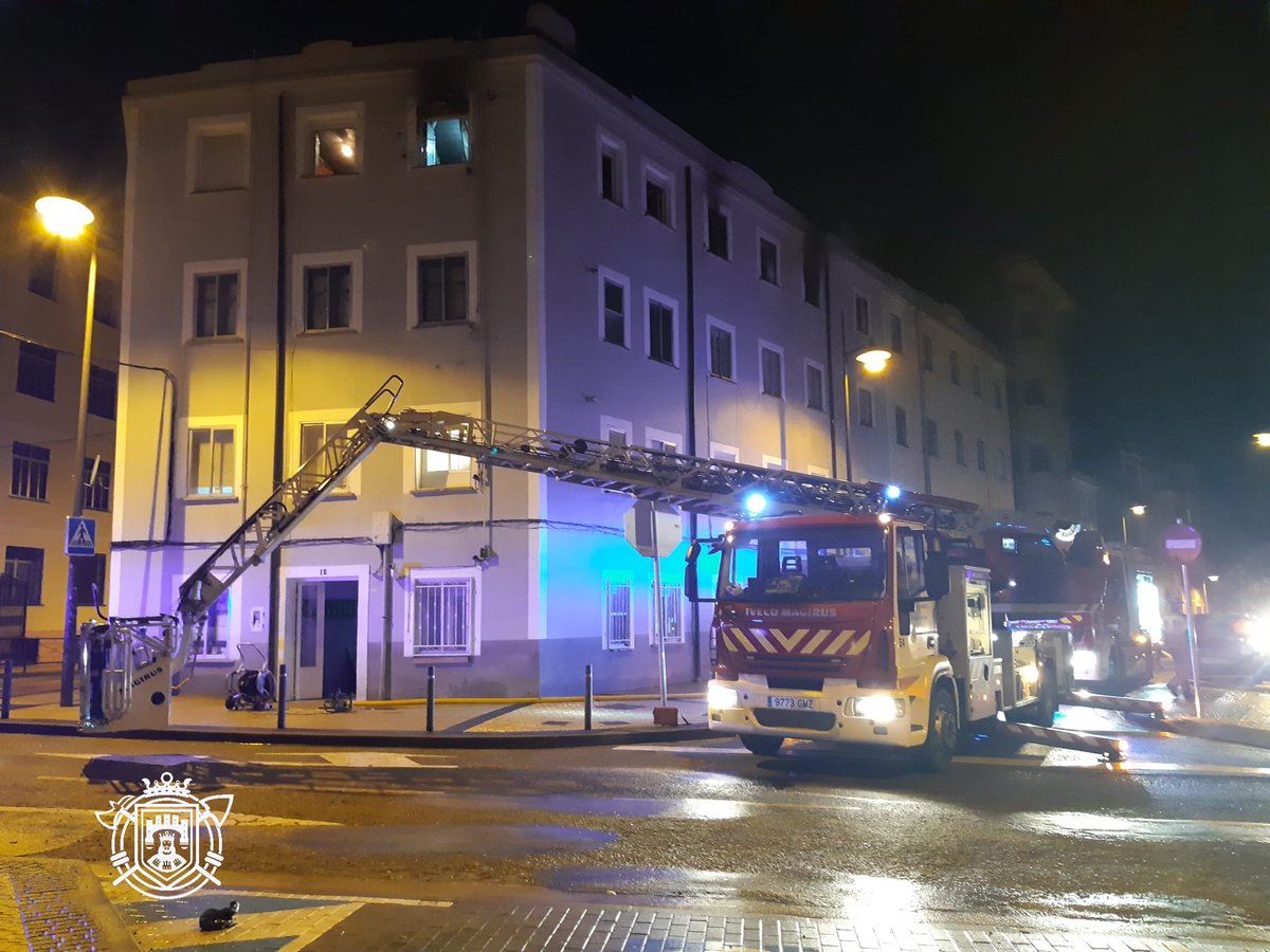 Incendio con varios heridos en un edificio de la ciudad de Burgos