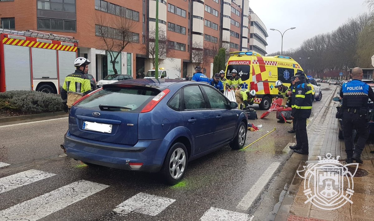 Herido grave un niño de 5 años atropellado en un paso de peatones en Burgos