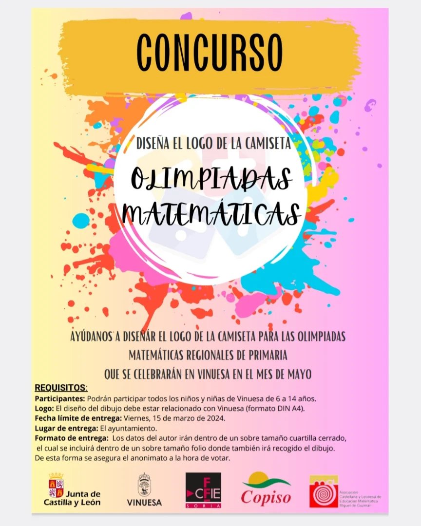 Cartel Olimpiadas en Vinuesa
