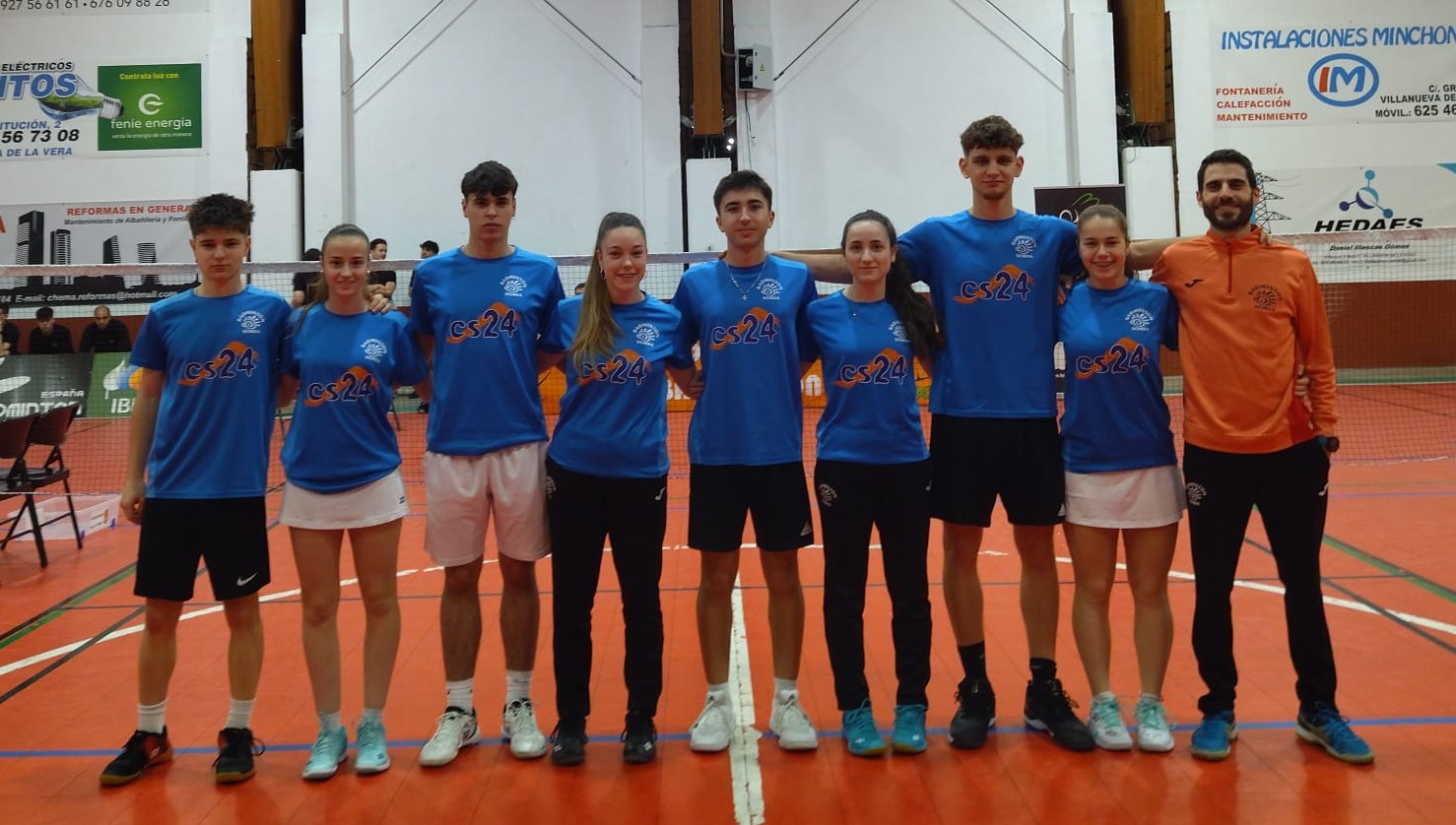 El Club Badminton Soria-CS24 certifica virtualmente la permanencia