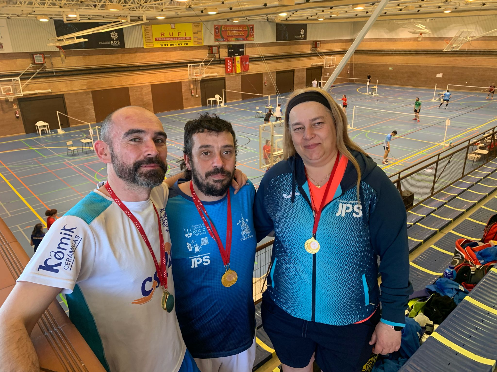 David Hernansanz, Sergio Latorre y Cristina Puebla