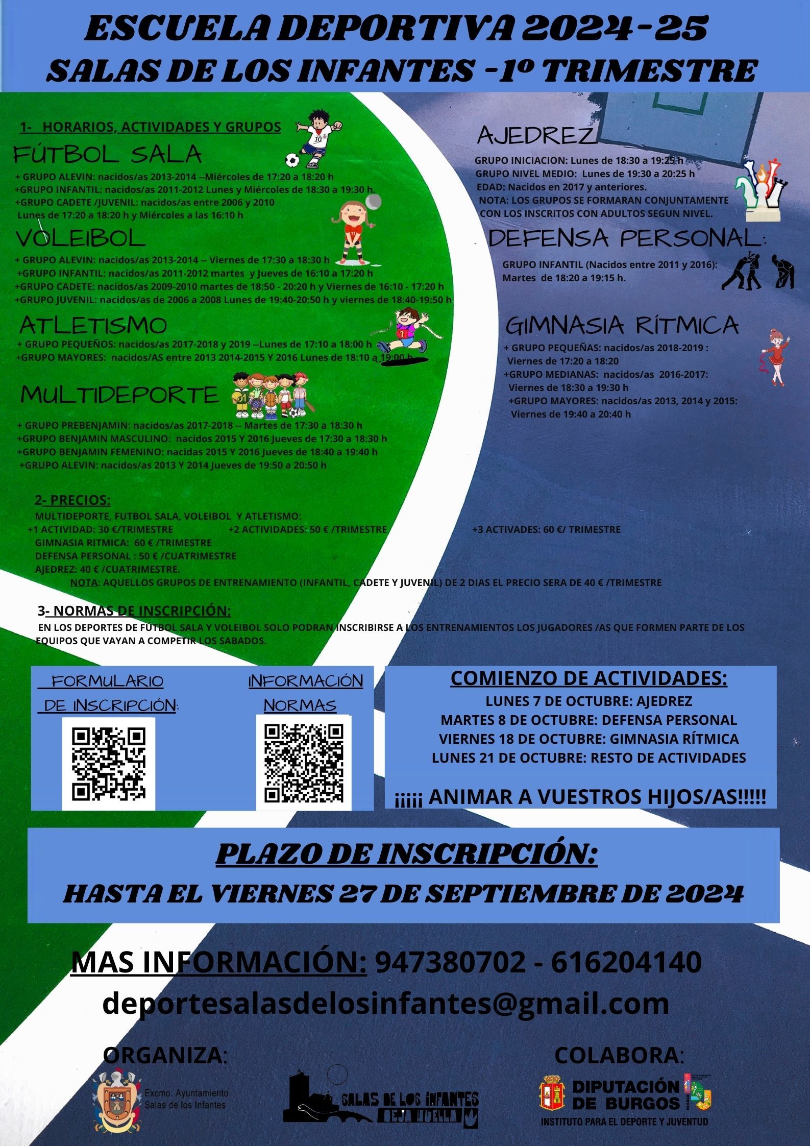 CARTEL ESCUELAS DEPORTIVAS 24-25