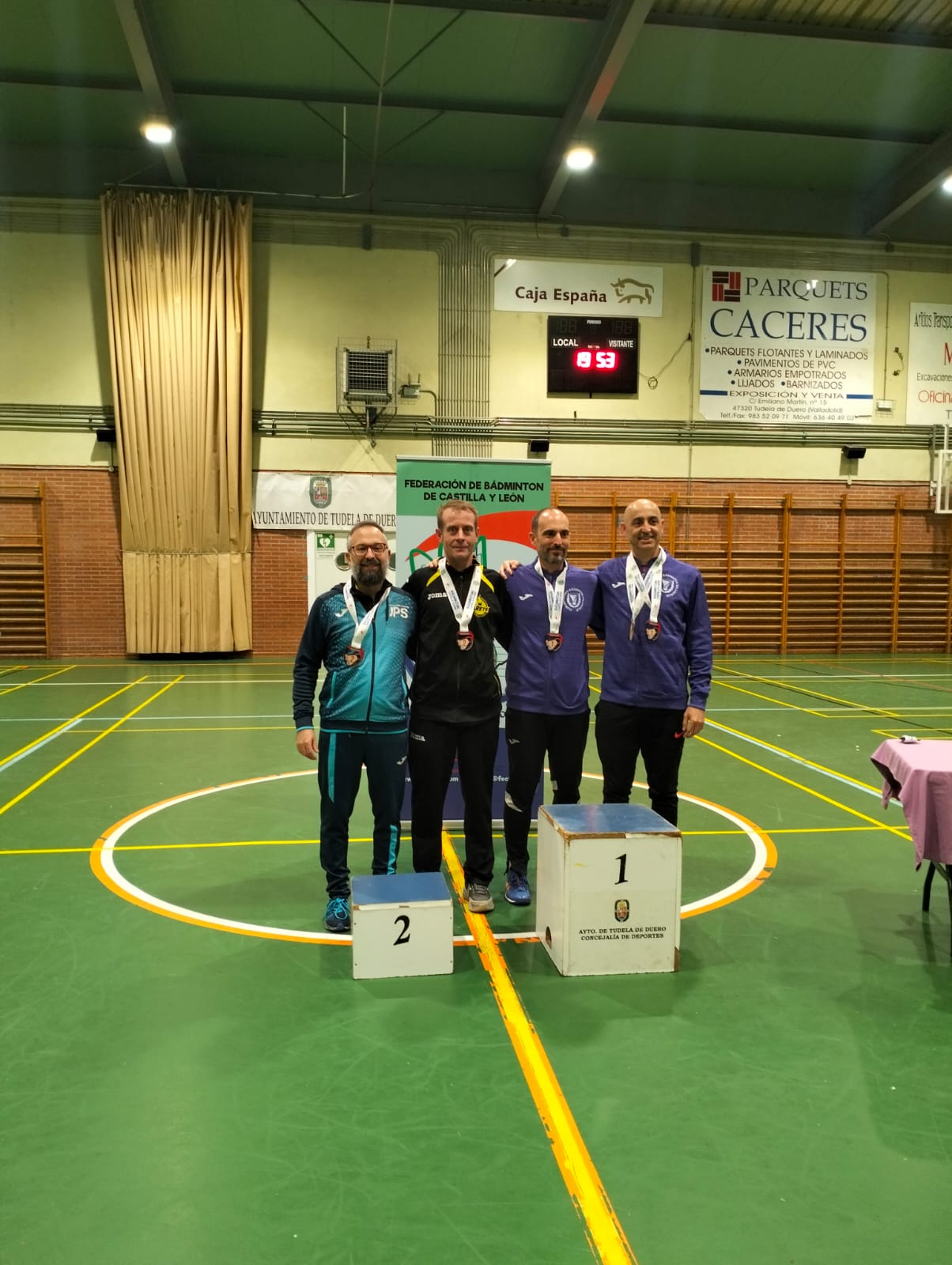 Jose Romero, segundo clasificado en el doble masculino
