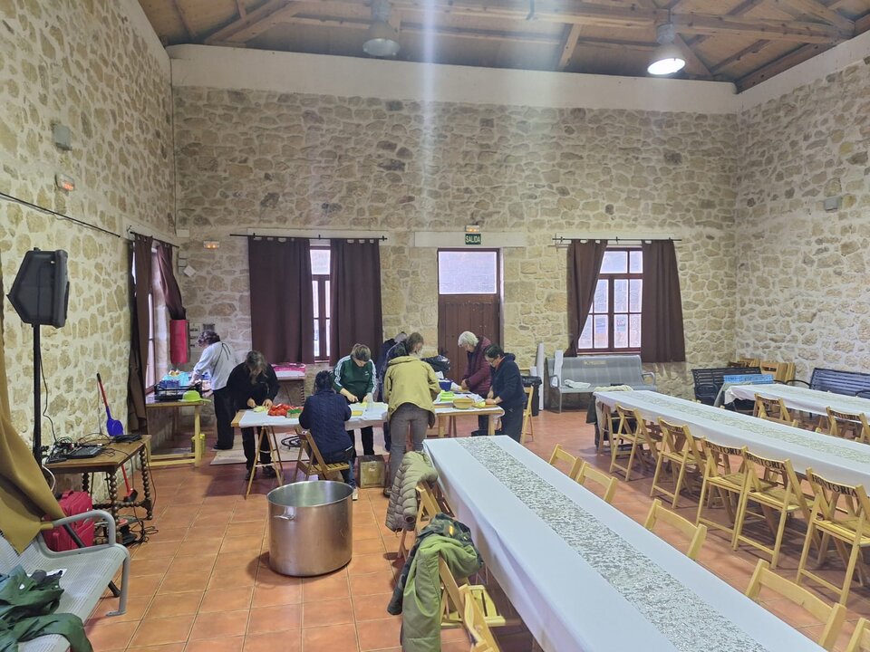 Preparando la comida