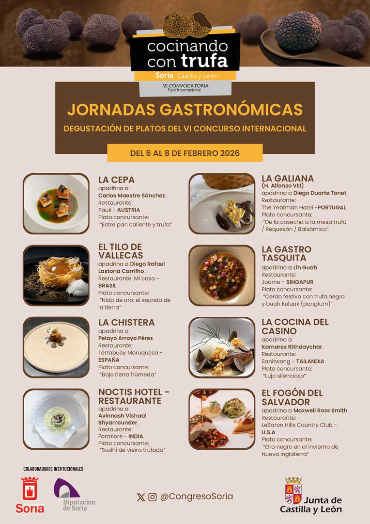 JORNADAS GASTRONÓMICAS COCINANDO CON TRUFA 2026