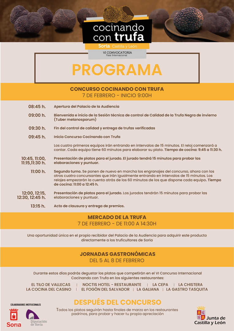 PROGRAMA COCINANDO CON TRUFA 2026